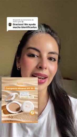 Respuesta a @Señor gato 🦆 nuevos Avene protector solar con color compactos 100% Minerales #avene #protectorsolarconcolor #protectorsolarmineral