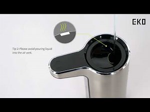 Refill Instructions for EKO Automatic Liquid Soap Dispenser