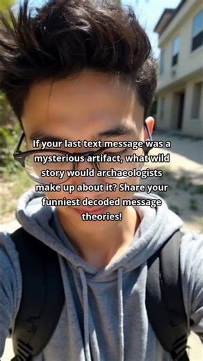What Would Archaeologists Misinterpret Your Last Text As?