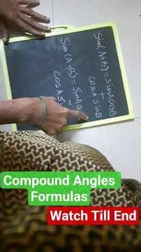 Compound Angles formulas