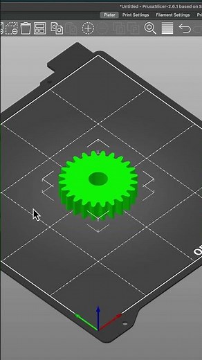Part 19 - Sending the Gear to PrusaSlicer #fusion360 #fusion360tutorial