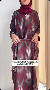 1.9K views · 16 reactions | Susah betul nak dapakan Kaftan Aurora Code JUPITER ‼️ . Asal restock je SOLD OUT, so uols alang2 dah ada karlt website tu cepat2 lah grab. Dengar citer Kaftan Aurora dah nak tutup order! . Tengah PROMO YEAR END SALE, RM79 cepat grab skrg sebelum terlambatt . www.nadstylis.com.my | Nadstylis | Facebook