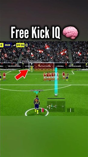 A Simple Free Kick IQ Trick | Watch the Keeper Before You Shoot #efootball2026 #efootball