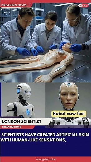 Future is Here: Artificial Skin That Feels | London Breakthrough #youtube #tech