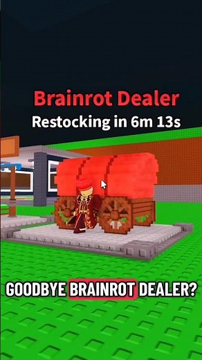GOODBYE BRAINROT DEALER? 😢😱 #sab #roblox #stealabrainrot