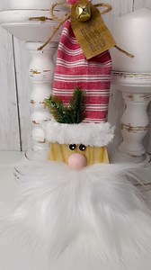 DIY the cutest Santa! 😍 This is easy to make and turned out so cute! 😊 #DIYSanta #diycraftideas #holidaycrafting #diyinspo | Rusty Roost Designs
