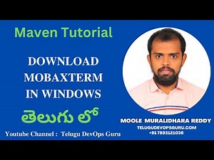 Download Mobaxterm in Windows in Telugu - Telugu DevOps Guru -Learn DevOps from Scratch In Telugu