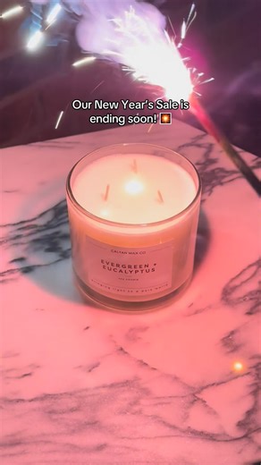 Soy Candles by Calyan Wax Co. on Instagram: "New year, new non-toxic goals ✨ Stock up on some of our most popular winter fragrances during our New Year’s Sale. Select scents are up to 40% off for a limited time! 🕯️ Our candles are crafted in America, made with 100% soy wax, and 5% of profit is donated to restore freedom + dignity to brave survivors of human trafficking in America. *No code needed. Gift bundles do not apply. Discount cannot be combined with additional offers.* #calyanwaxco #newy