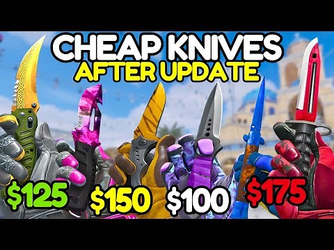 BEST CHEAP Knives After NEW CS2 Trade Up Update (BUDGET Knife Skins)