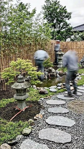 Japanese Garden Transformation | Complete Backyard Design #designmagic #gardentransformation