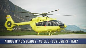The #H145 is used across the world to fulfill multiple missions. Some of our Italian customers flew the five-bladed version in October in Trento, Italy. Listen to what they think about the helicopter after trying it out in the Italian Alps. #AirbusHelicopters #FiveBladeRotor #MakingMissionsPossible #Italy | Airbus Helicopters