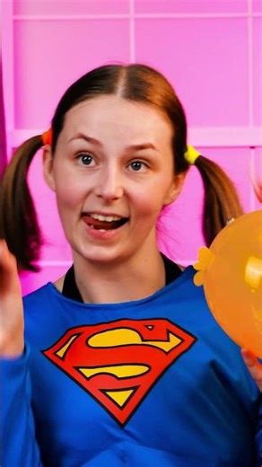 DIY SUPERMAN BALLOON TOY! 🎈 | Crafting Fun with Her #shorts