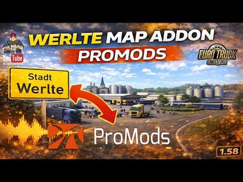 Werlte Map Addon 🚛 ProMods (ETS2 1.58)