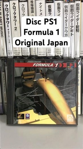 Disc PS1 Formula 1 1996 Original Japan #ps1 #playstation #f1 #formula1 #racinggames #retrogaming