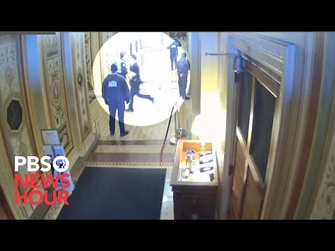 WATCH: Jan. 6 committee shows video of Sen. Hawley fleeing Jan. 6 rioters