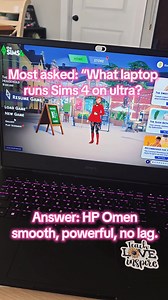 25K views · 235 reactions | Most asked: “What laptop runs Sims 4 on ultra?”  Answer: HP Omen  — smooth gameplay, high graphics, zero lag ⚡✨ #Sims4 #UltraGraphics #HPOmen #SimmerSetup #GamerGear #NoLagZone #SimsCommunity #MaxSettings #SmoothGameplay | Sims Grown | Facebook