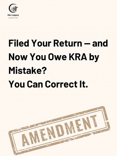 How to Amend Your Tax Return with KRA
