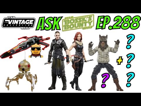 Who is in The Vintage Collection Cantina 4 Pack? TVC Mara Jade? Tandem X-Wing? Dwarf Spider Droid?