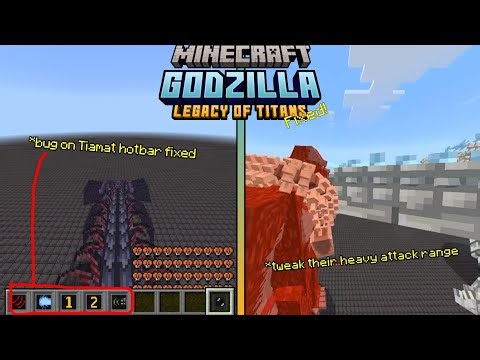 Godzilla Legacy of Titans Add-on (FIXED) Showcase – Minecraft PE