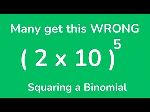 Squaring a Binomial