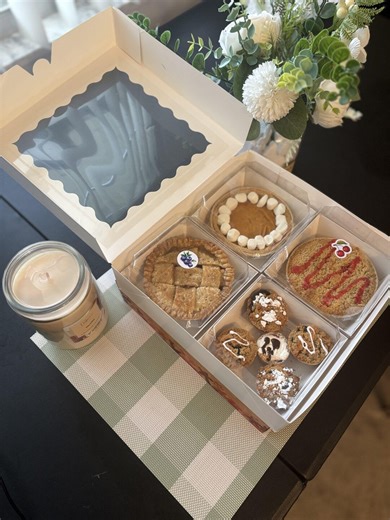 4 Pack Mini Pie Gift Box - Etsy