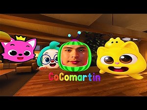 PinkFong, Ninimo, Cocomartin & Hogi NEXTBOTS CHASE in Woodland Cabin l Garry's Mod