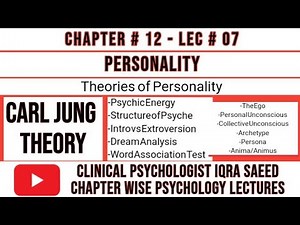 Carl Jung Theory of Personality| Psychic Energy | The Ego Collective Unconscious | Archetype|Persona