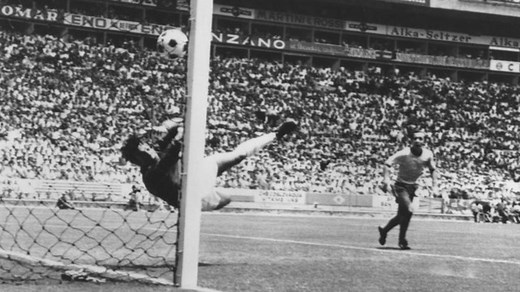Gordon Banks' wonder save to deny Pele at 1970 World Cup