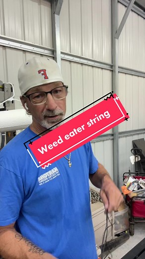 Weed eater string replacement. No it didnt break 😂😂😂#jmg8tor