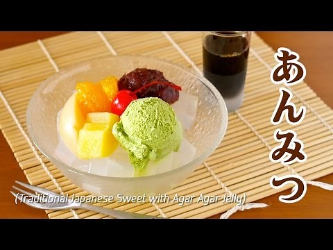 Anmitsu (Traditional Japanese Vegetarian Sweet) あんみつの作り方 - OCHIKERON - CREATE EAT HAPPY