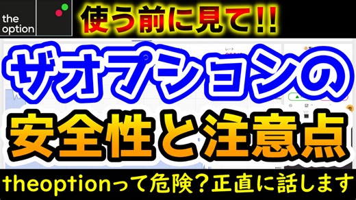 【バイナリーオプション】theoptionは危険？安全？実際に使って分かった注意点!!