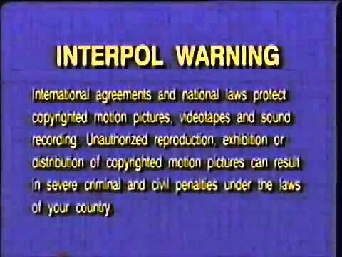 FBI Warning/Interpol Warning Screen/Lyrick Studios Logo