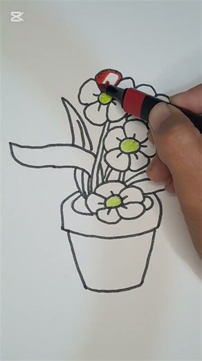 Lovely Flower Drawing 🌺🖍️