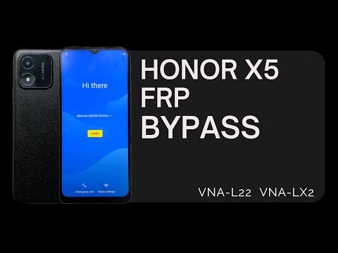 Honor X5 VNA-L22 FRP Bypass By Fastboot Mode 2024