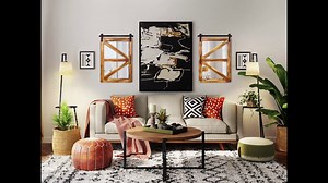 COGOOD Farmhouse Barn Door Mirror - 37" x 26" Rustic Wood Framed Mirror Wall Decor for Dining Room, Bathroom, Living Room, Bedroom Decorative, Rustic White