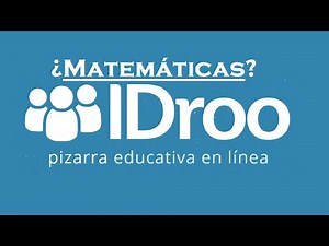 Pizarra virtual Cap 1, IDroo