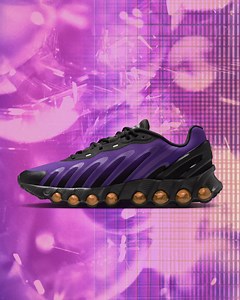 More Air, less bulk. The Dn8 takes our Dynamic Air system and condenses it into a sleek, low-profile package. Powered by eight pressurized Air tubes, it gives you a responsive sensation with every step. Enter an unreal experience of movement. Nike Air Max DN8 Purple in UK6-11 for R3699.95 in-store & online: https://bit.ly/3Z3yaHu | sportscene