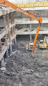 109K views · 1.6K reactions | Excavators move materials in a construction site | Giant Machine | Facebook
