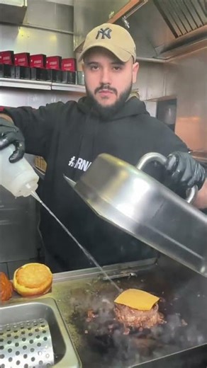 The Ultimate Smash Burger with Caramelized Onions! 🍔🧅