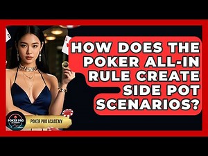 How Does The Poker All-in Rule Create Side Pot Scenarios? - Poker Pro Academy