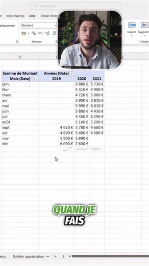Navigue facilement dans ton fichier Excel 🚀 Dans cette vidéo, je te montre une astuce simple et super efficace : ajouter des hyperliens dans tes cellules pour passer en un clic d’une feuille à l’autre ou d’une section à l’autre. Avec le raccourci Ctrl K, ton tableau devient interactif : tu cliques, et tu arrives direct là où tu veux dans ton classeur. 👉 Découvre comment créer une navigation fluide et rapide dans tes données. Et si tu veux aller encore plus loin, dis-moi en commentaire si tu ai