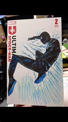 Ultimate Spiderman issue #2 cover art