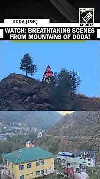 Breath-taking scenes from the mountains of Doda after weather took unexpected turn with snow & rian