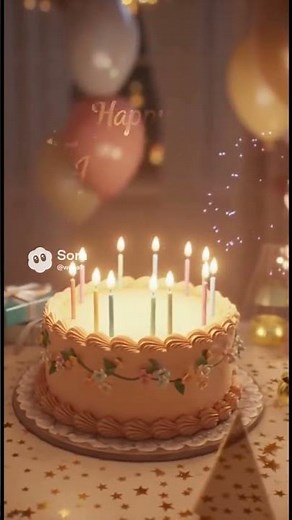 Happy Birthday Song 🎶 | The Classic Birthday Video with Cake #shorts