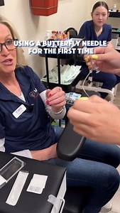 4.4K views · 2.6K reactions | Part 1: Lissette’s first butterfly AND hand draw  We try to keep real and raw clips in these videos so that future students can see how much these students really learn in class and in a hands-on learning setting. Like don’t take the needle sleeve off the needle 藍 Part two will be up tomorrow 朗 #idahostudent #highschoolgrad #congrats #boiseidaho #idahohealthcare | Medical Career Academy | Facebook