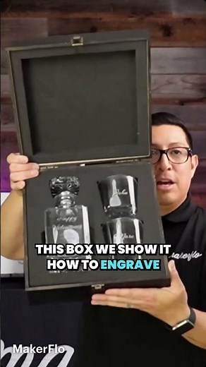 The Ultimate Custom Decanter Set ✨ Engrave, UV Print & More | MakerFlo LIVE