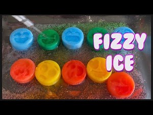 #science Vinegar + Baking Soda + Ice = Fizzy Ice | Kids Science Experiments