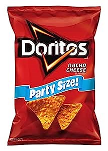 Doritos Flavored Tortilla Chips, Party Size Nacho Cheese, 15.5oz
