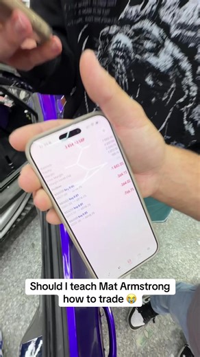 Mate should stick to fixing cars I’ll stick to trading | mat armstrong