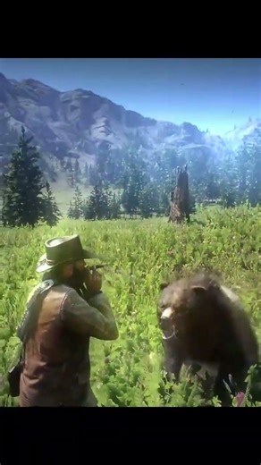 👉 Arthur Morgan Bear Fight 🐻🔥 RDR2 #shorts